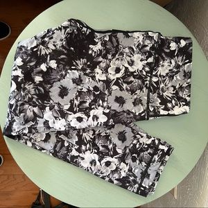 90 Degree Cropped Floral Leggings